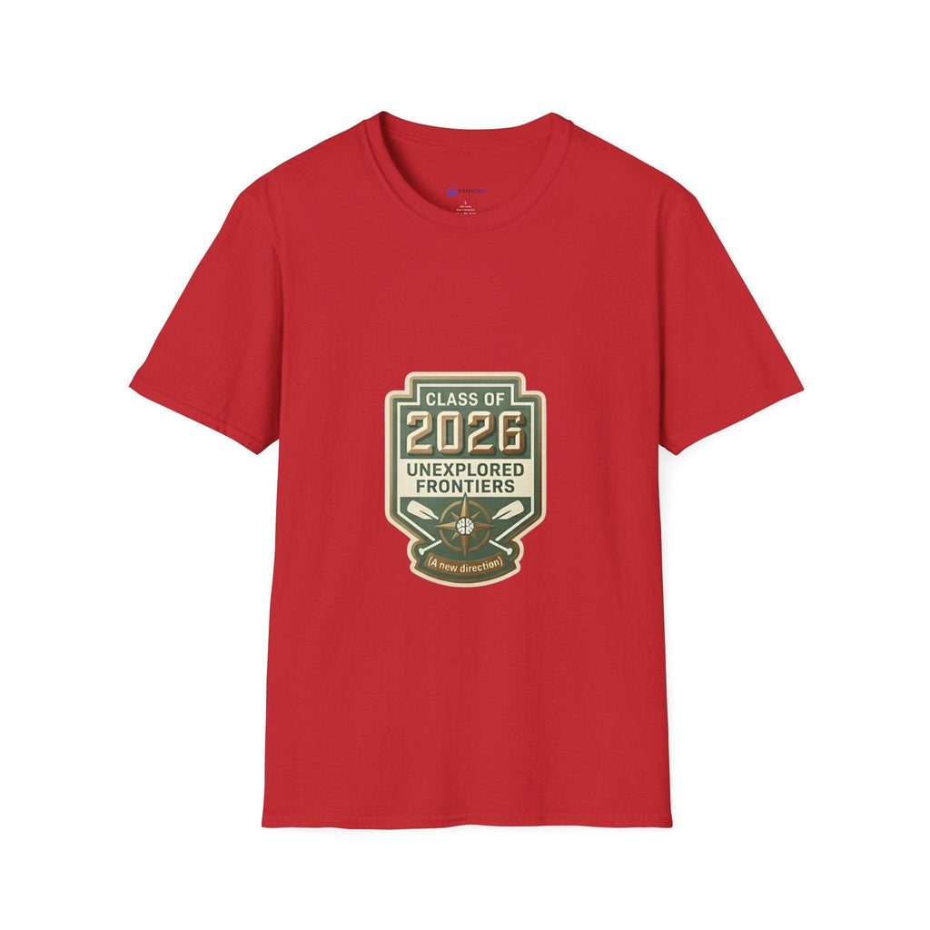 Class of 2026 'Unexplored Frontiers' Graduation T-Shirt.