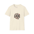 Crazy Dog Lady T-Shirt — Cute Paw Heart Graphic for Dog Lovers