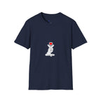 Korean Finger Heart T‑Shirt – I Miss You Minimalist Graphic Tee