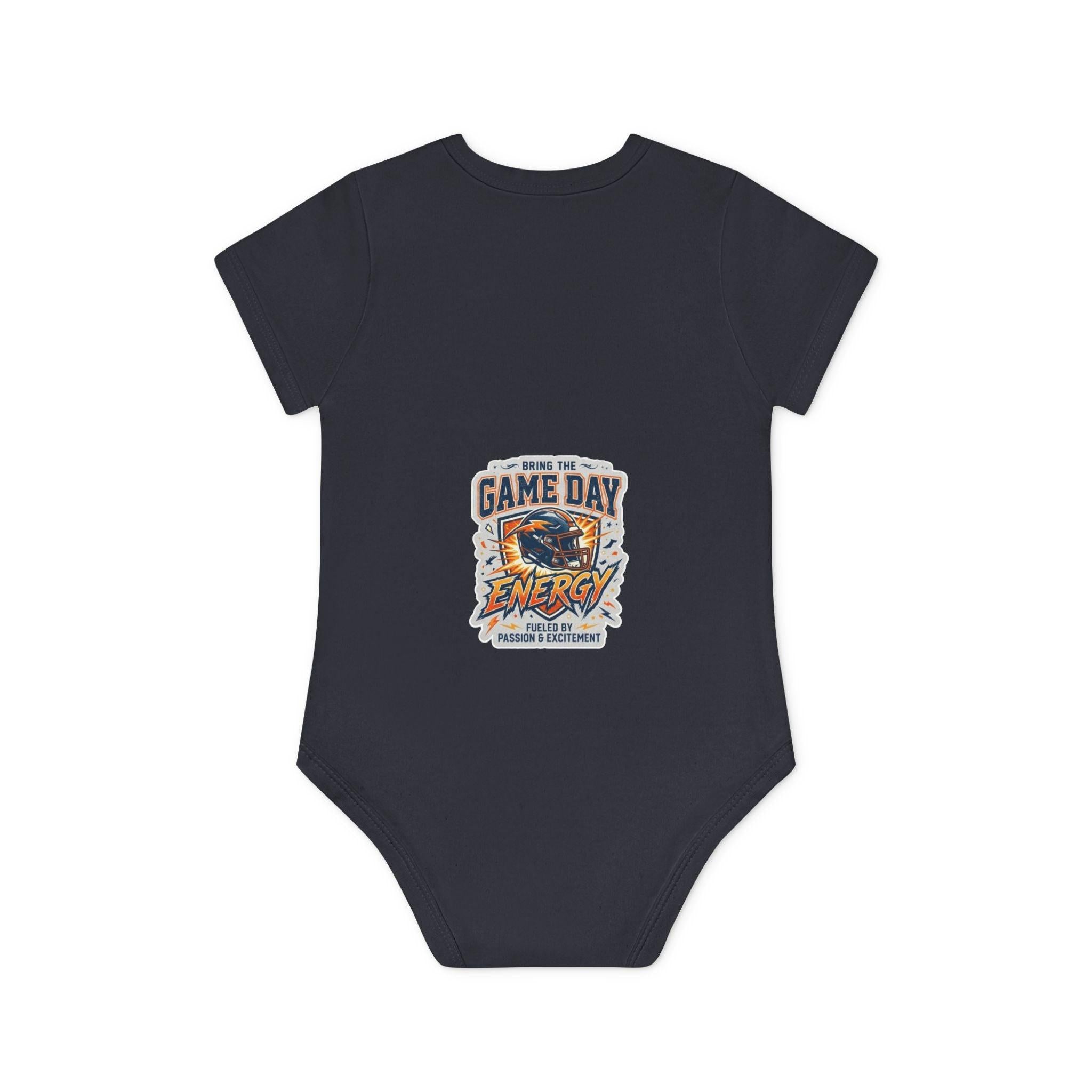 Baby Bodysuit - "France #10 Footballer Rising Star Fan Version" Future Soccer Player & Game Day Energy Organic Baby Onesie.