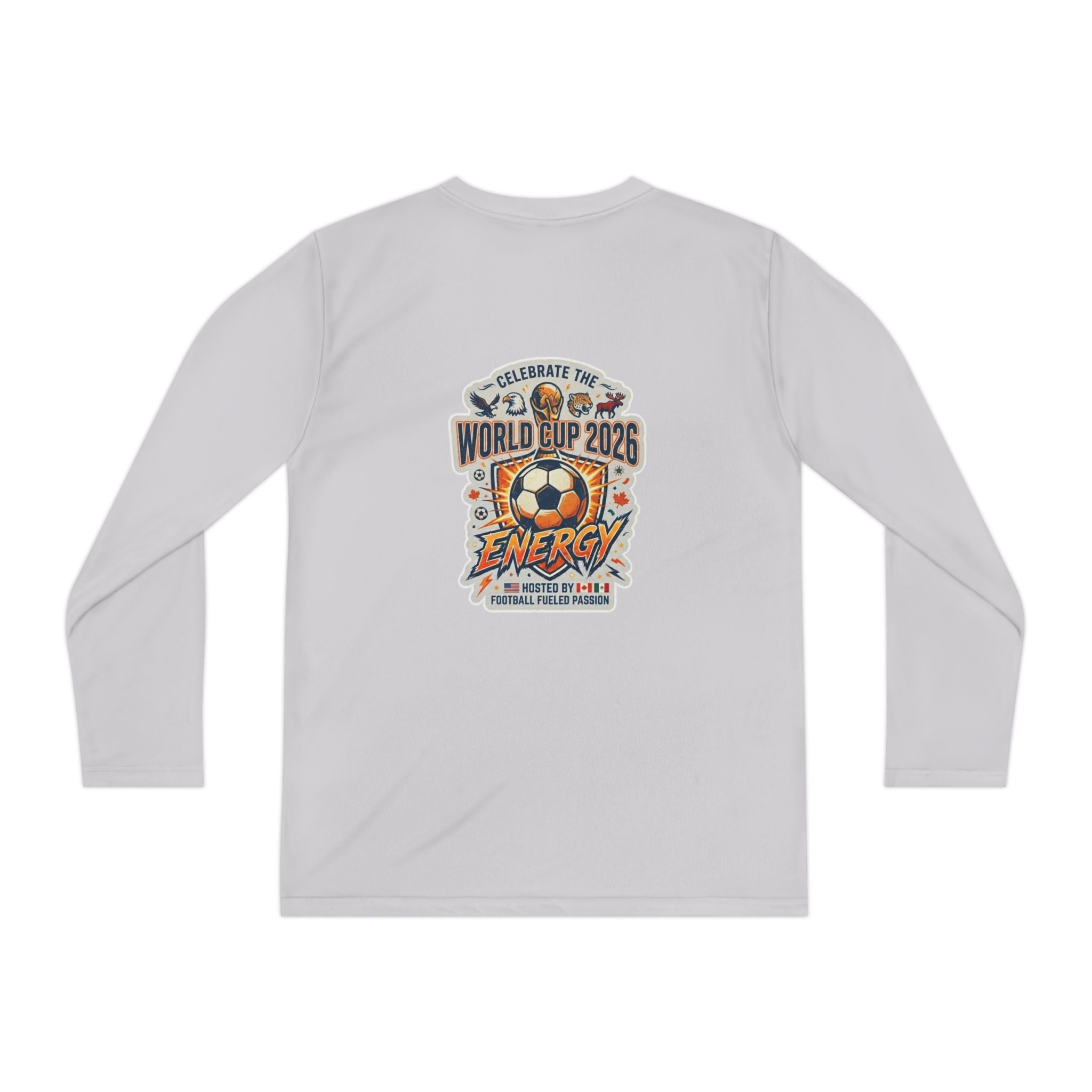 Argentina Legend #10 Youth Soccer Long Sleeve Tee –  World Cup 2026 Energy Design
