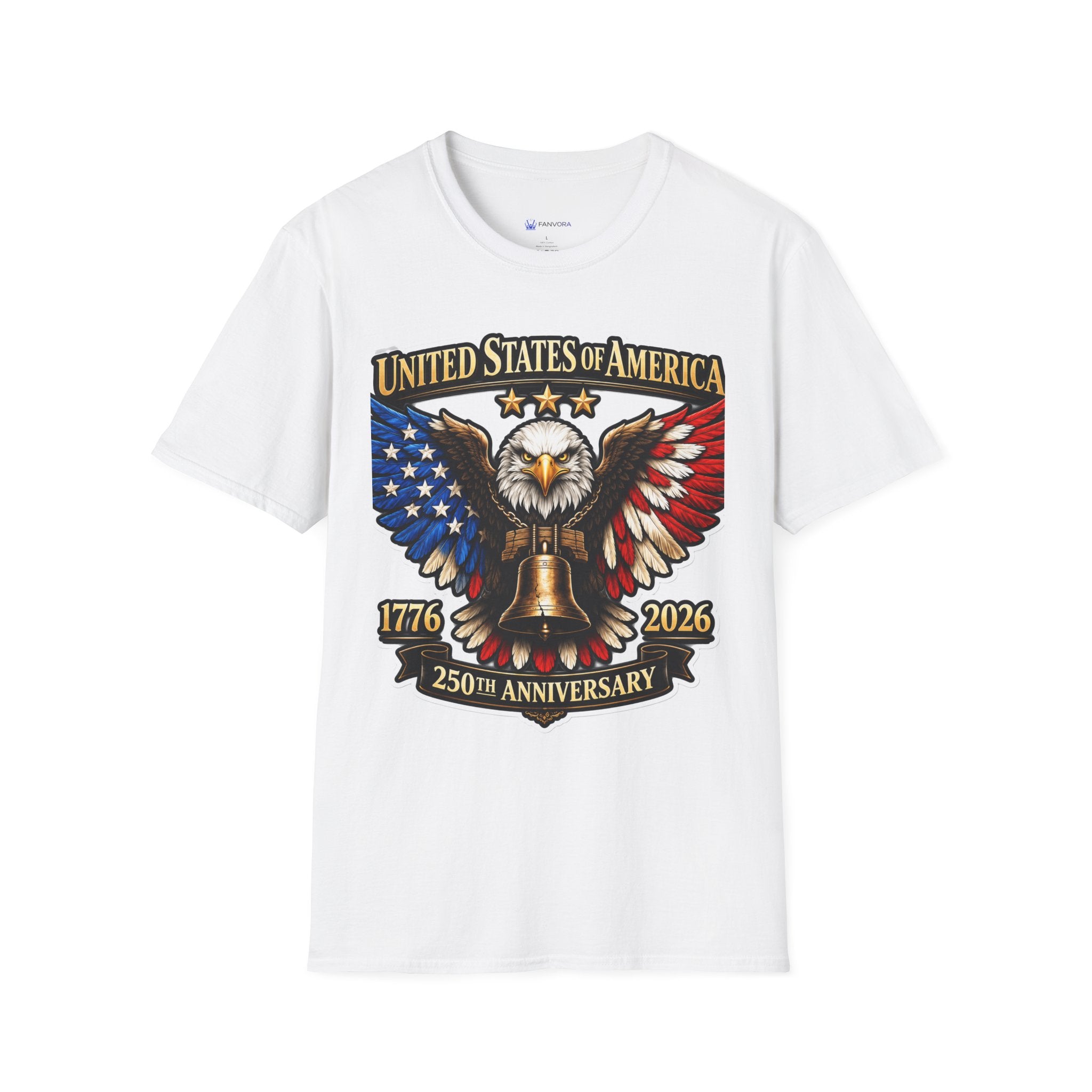 United States of America 250th Anniversary Eagle T-Shirt design.