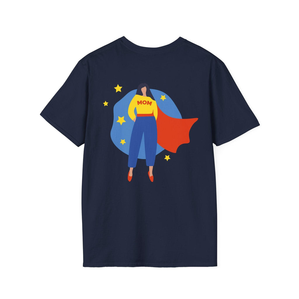 Premium Quality - Mom Superhero T-Shirt - "Not All Superheroes Wear Capes" Graphic Tee.