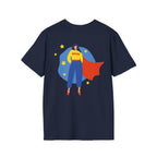 Premium Quality - Mom Superhero T-Shirt - "Not All Superheroes Wear Capes" Graphic Tee.