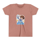Youth Tee - Cute 'Super Strike!' Soccer Boy Graphic