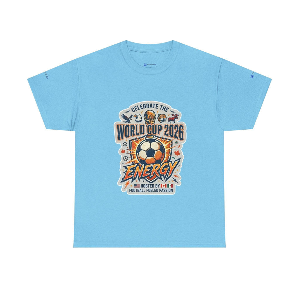World Cup 2026 Energy Soccer Tee — "EAT SLEEP WATCH REPEAT" Fans Inspired.