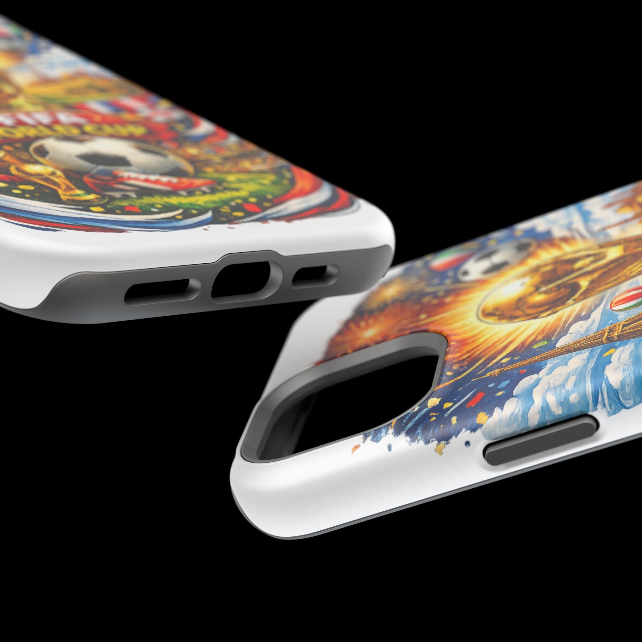 Soccer Magnetic Impact-Resistant Phone Case — FIFA Trophy Design