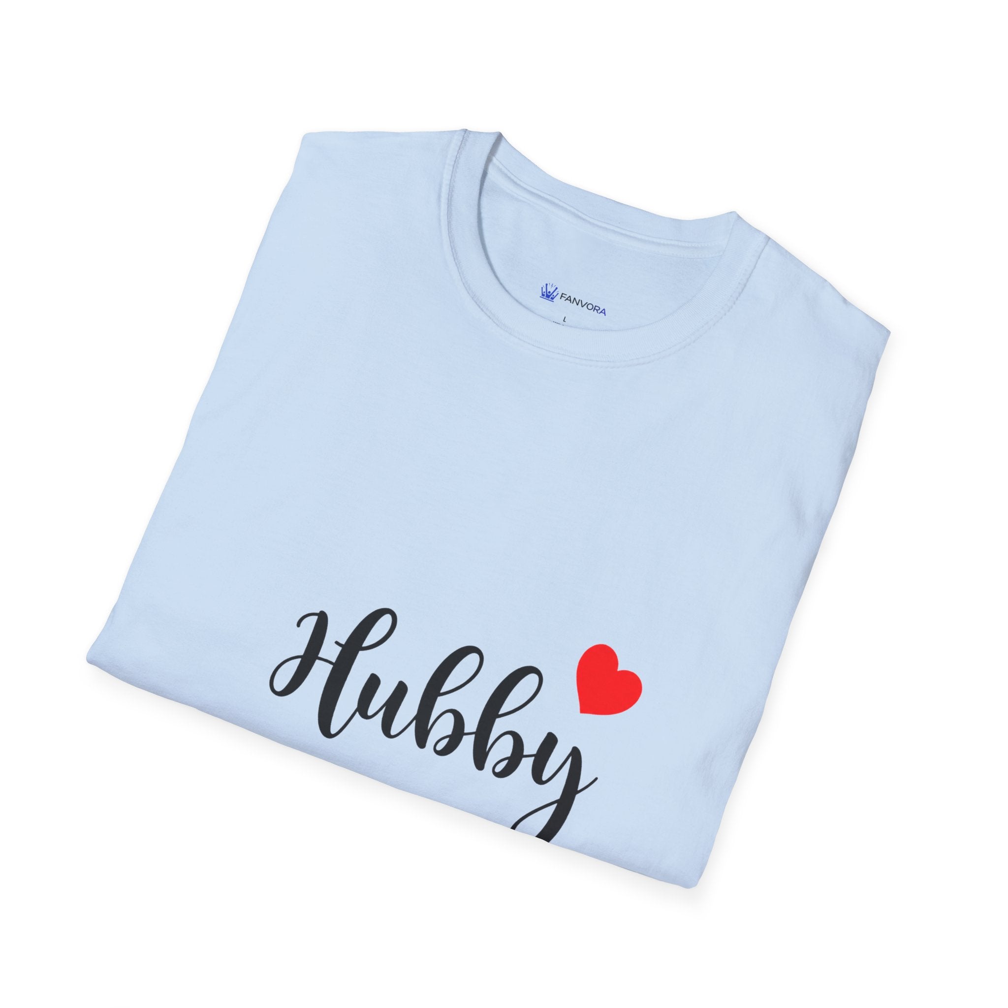 Hubby Heart T-Shirt — Cute 'Hubby' Graphic Tee for Wives & Anniversaries