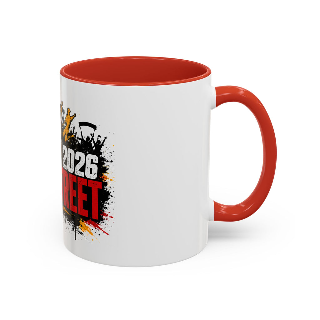 Soccer King Street 2026 Accent Coffee Mug — Crowned Soccer Ball Design (11/15oz)