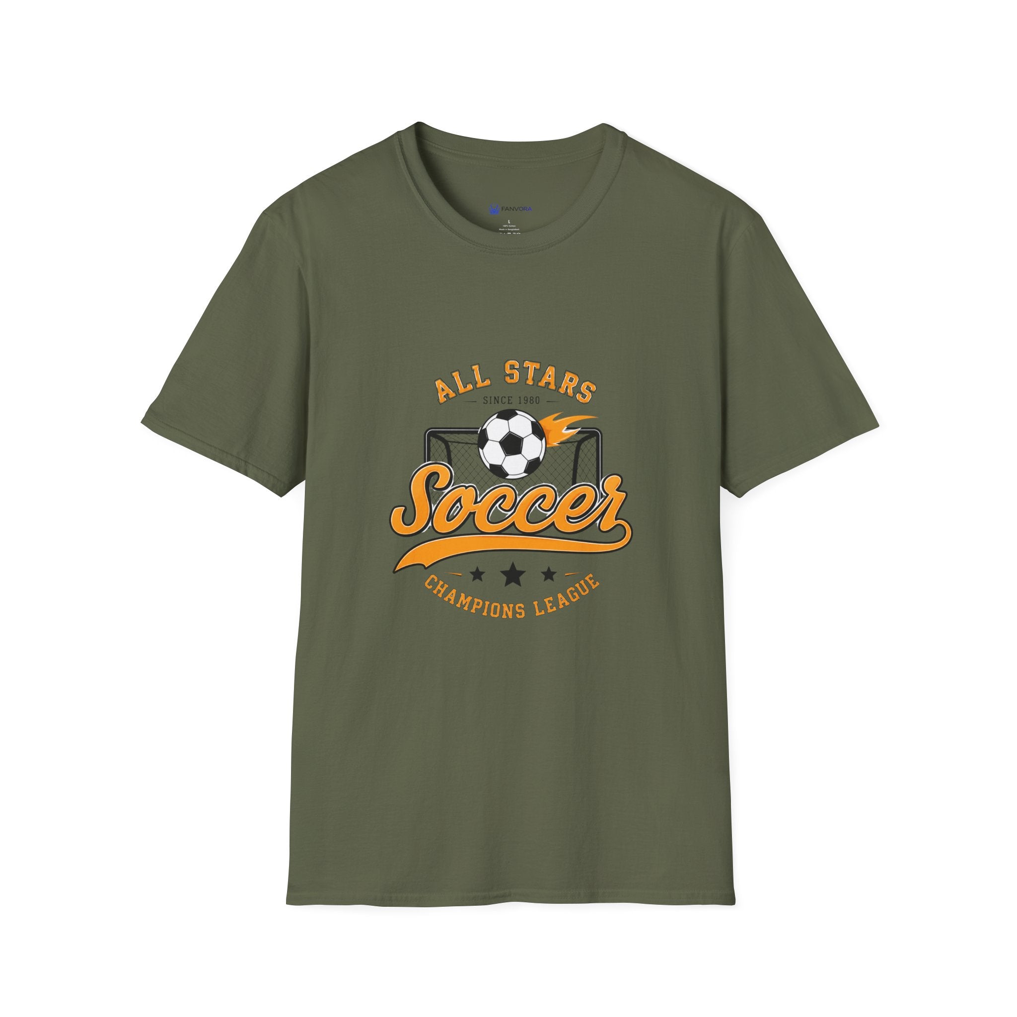 Soccer All Stars T-Shirt — Vintage Goal & Ball Sports Tee