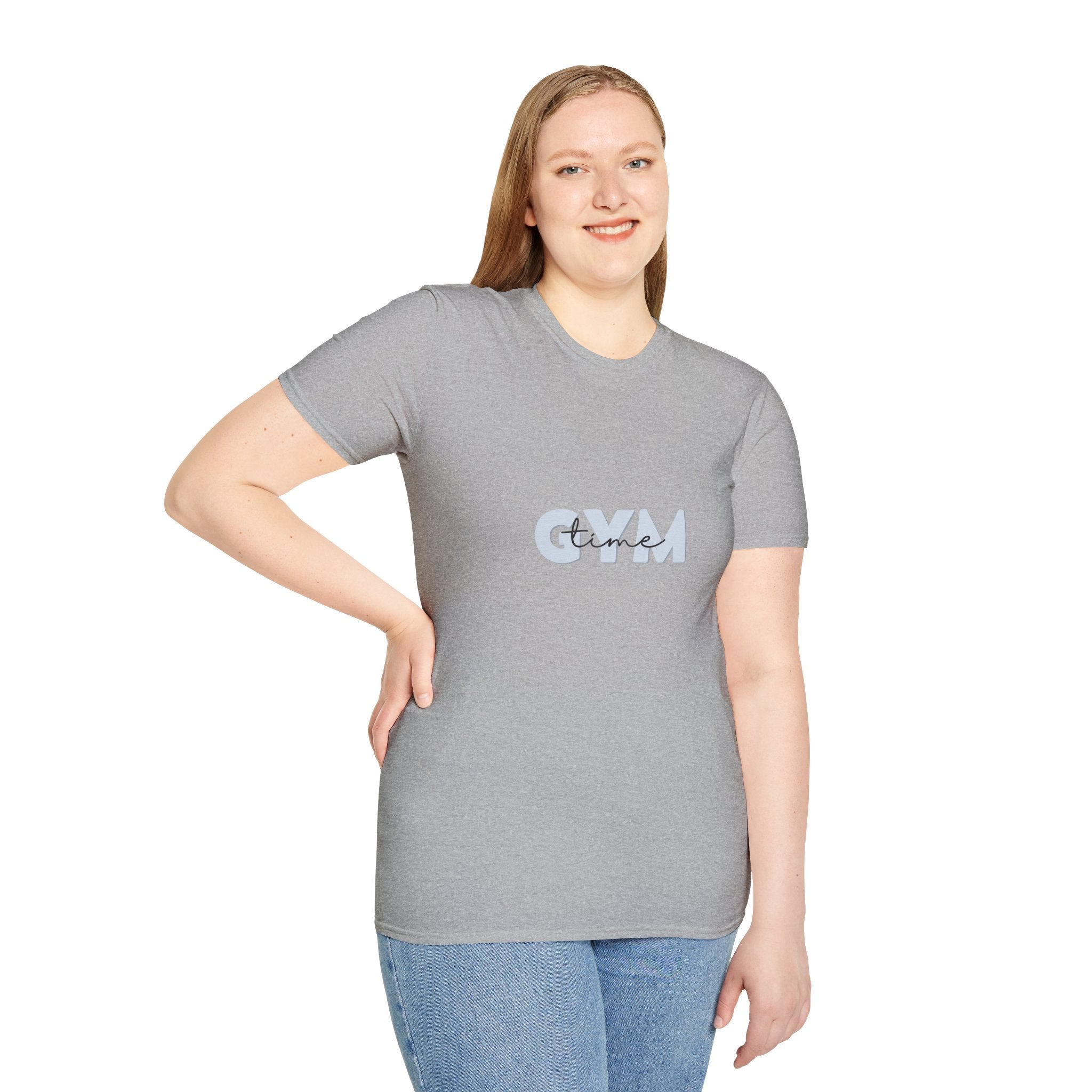 Gym Time T-Shirt — Minimalist Fitness Tee for Workout & Casual Wear