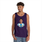 "I am Here to Stay" Argentina Soccer Star Tank Top — Jersey Portrait World Cup 2026.