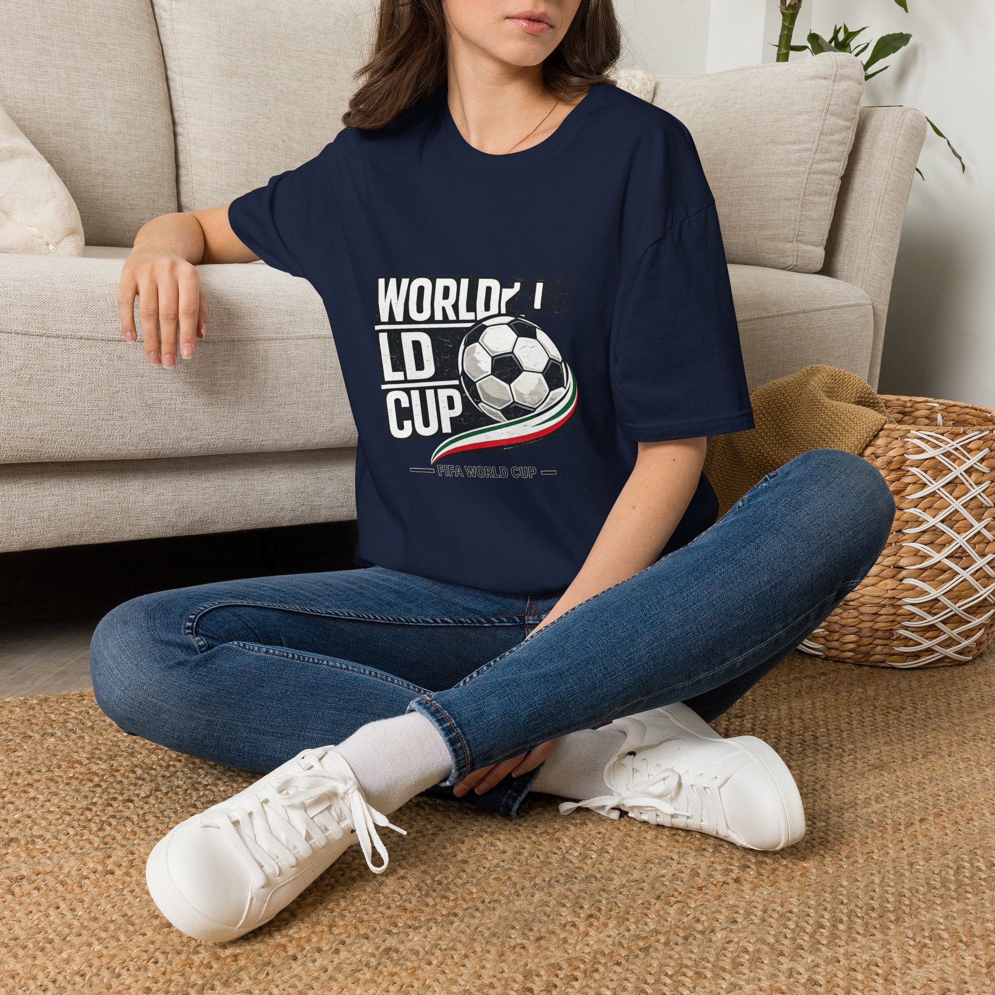 World 206 LD Cup Soccer T-Shirt — soccer Graphic Tee