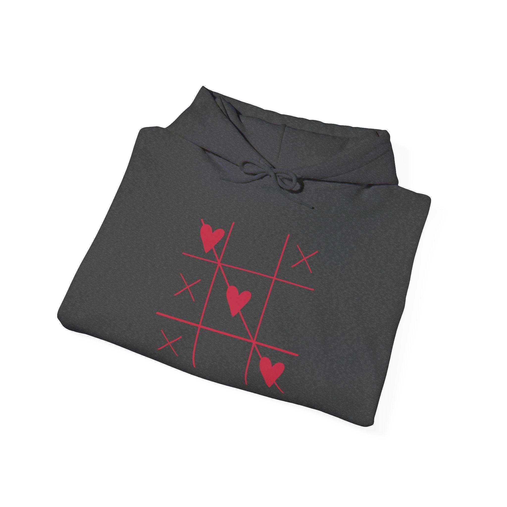 Valentine Hearts Hoodie — "I Only Have Eyes for You" Romantic Pullover.