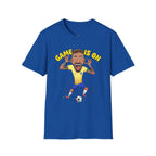 Soccer 'Game Is On' Graphic funny figure design  T‑Shirt