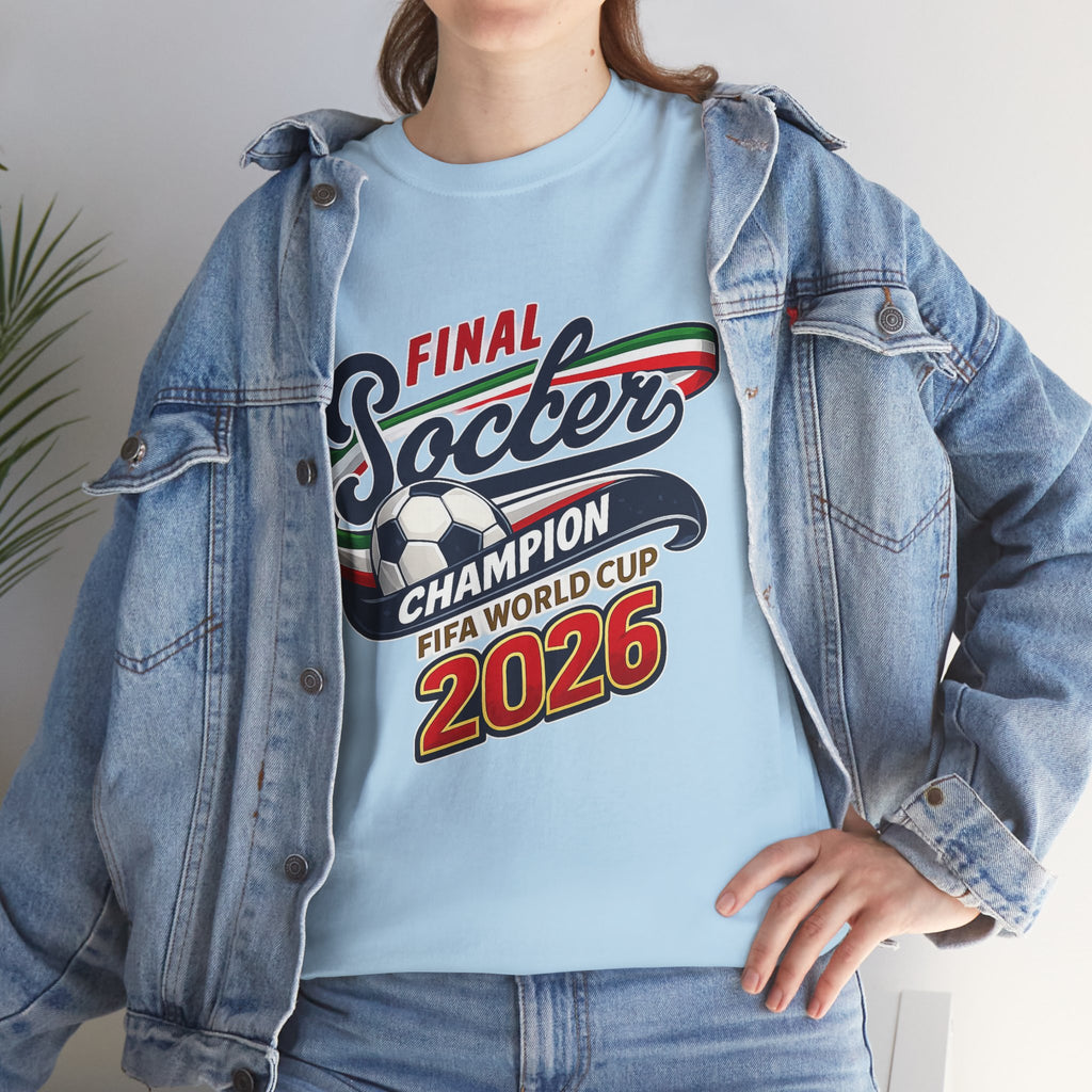 2026 Soccer  Champion Tee - Final Soccer Graphic Shirt