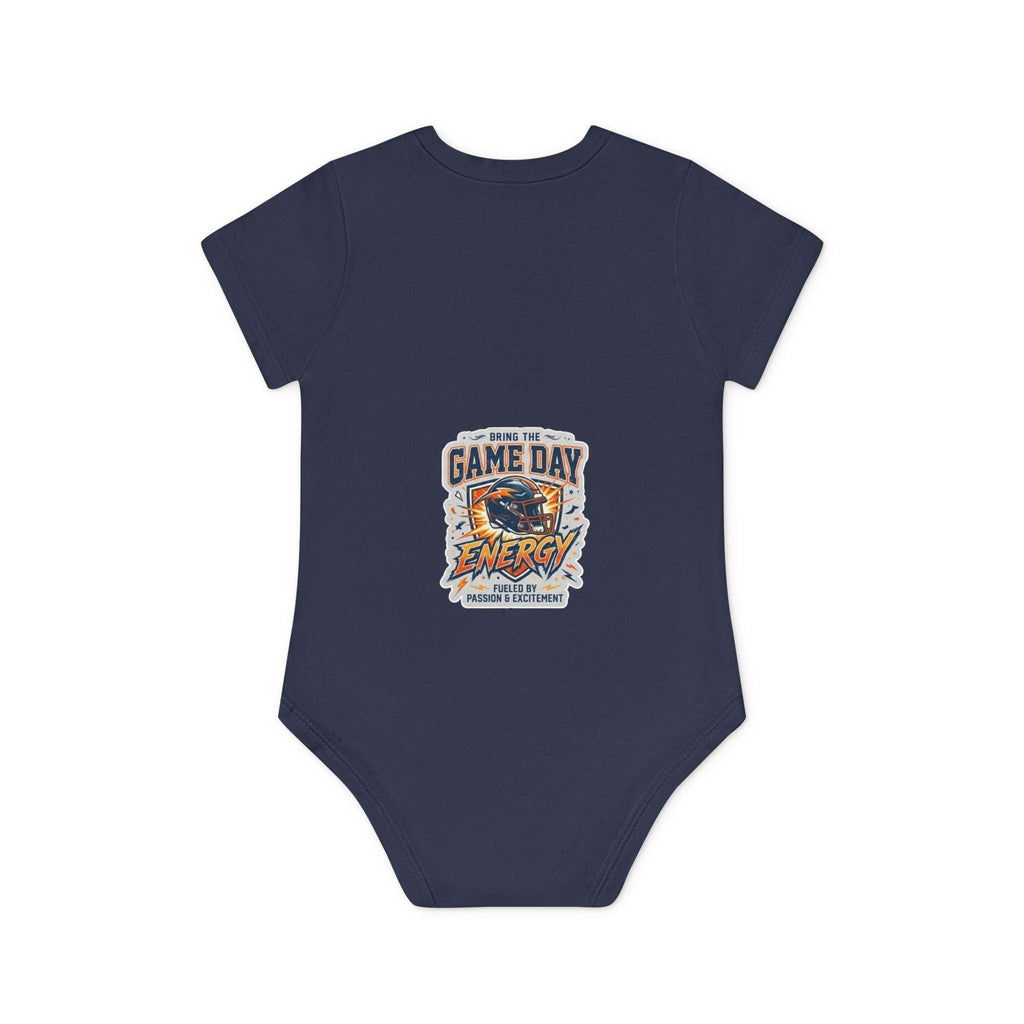 Baby Bodysuit - "France #10 Footballer Rising Star Fan Version" Future Soccer Player & Game Day Energy Organic Baby Onesie.