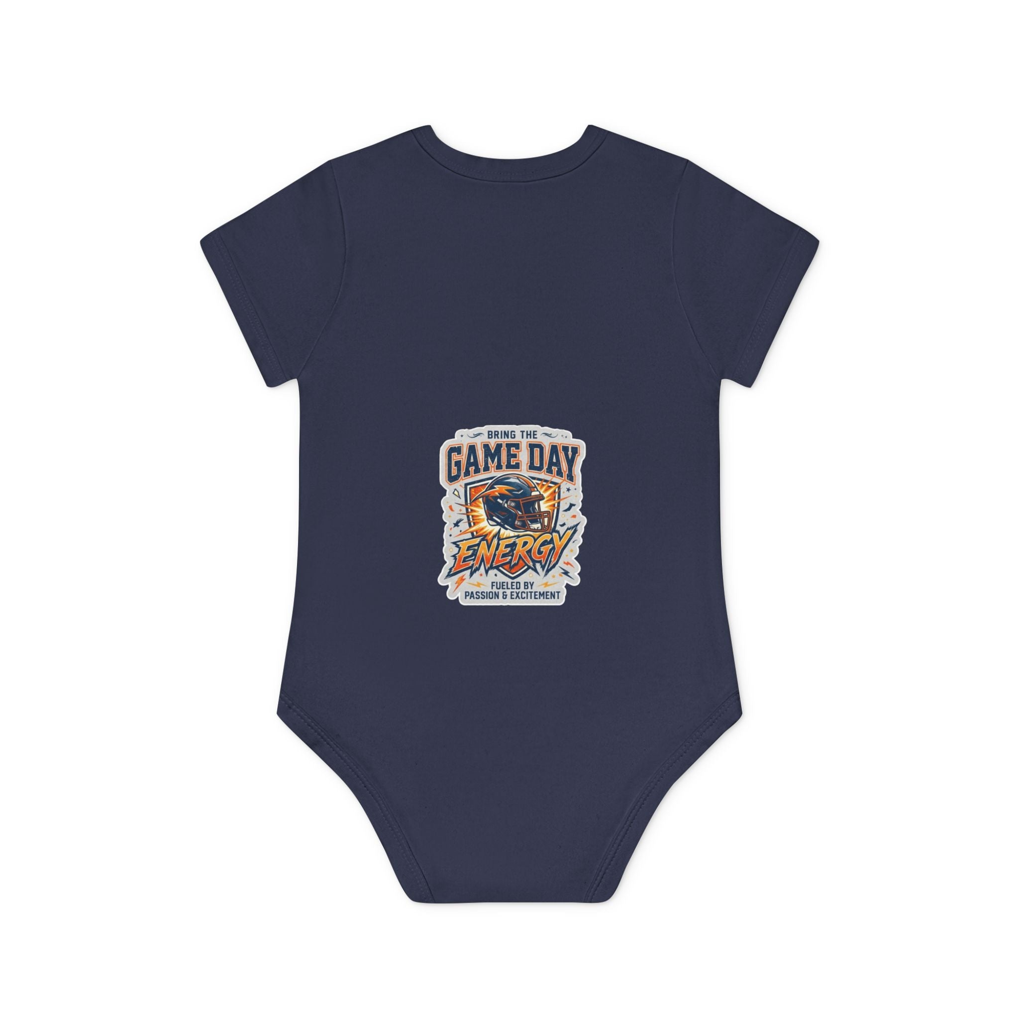 Baby Bodysuit - "France #10 Footballer Rising Star Fan Version" Future Soccer Player & Game Day Energy Organic Baby Onesie