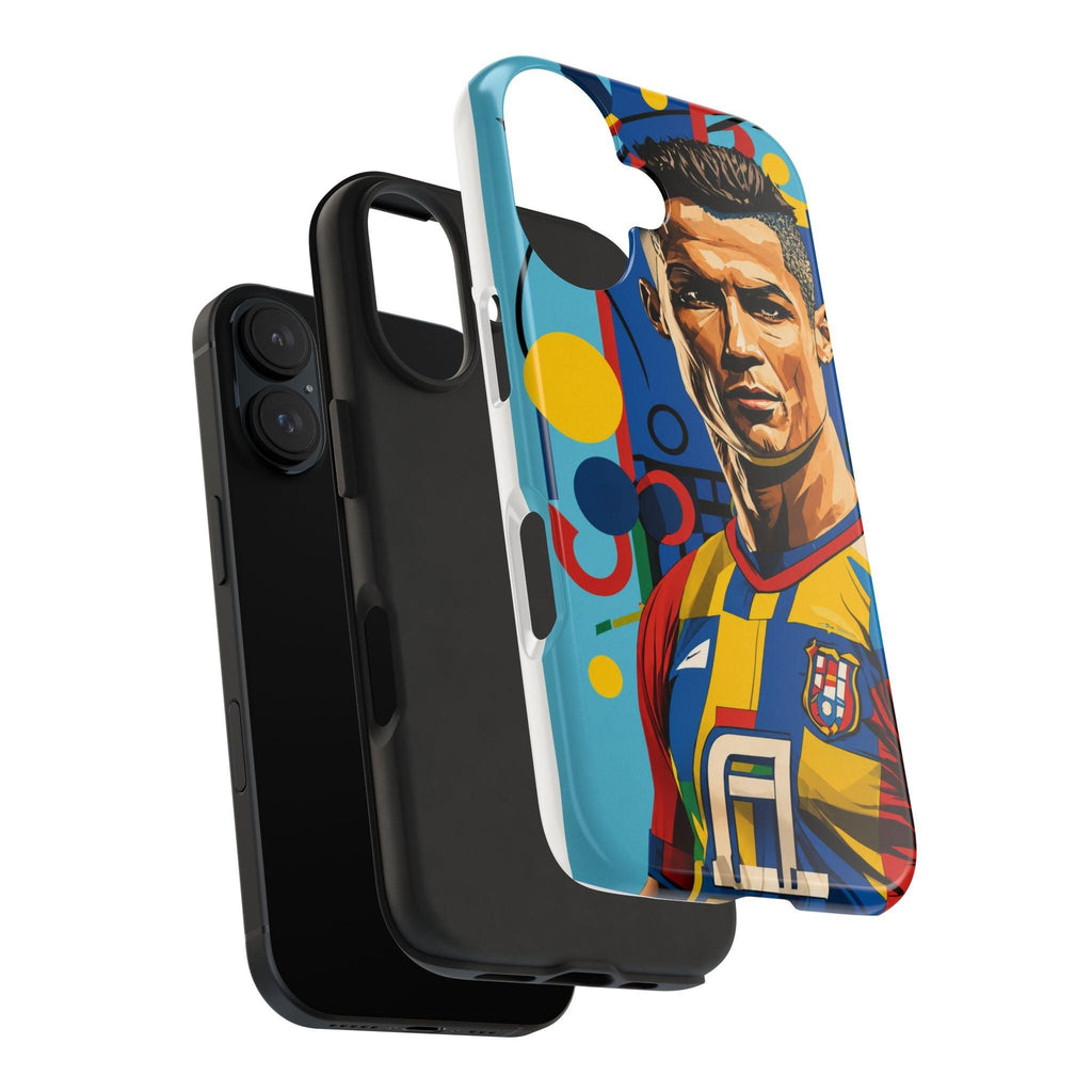 Portugal  legend Pop Art Tough Phone Case — Colorful Soccer Legend Protective Cover