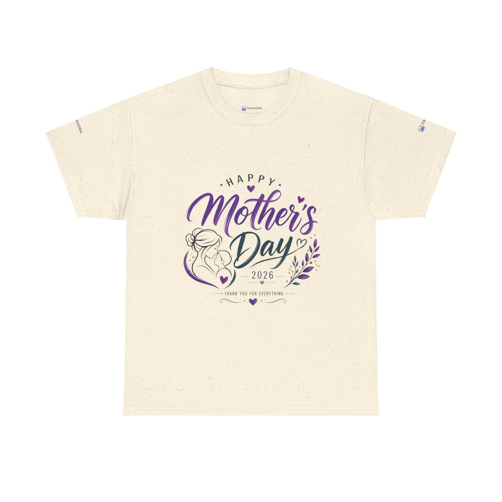 Mother's Day T-Shirt — "Happy Mother's Day 2026" Floral Mom Tee.