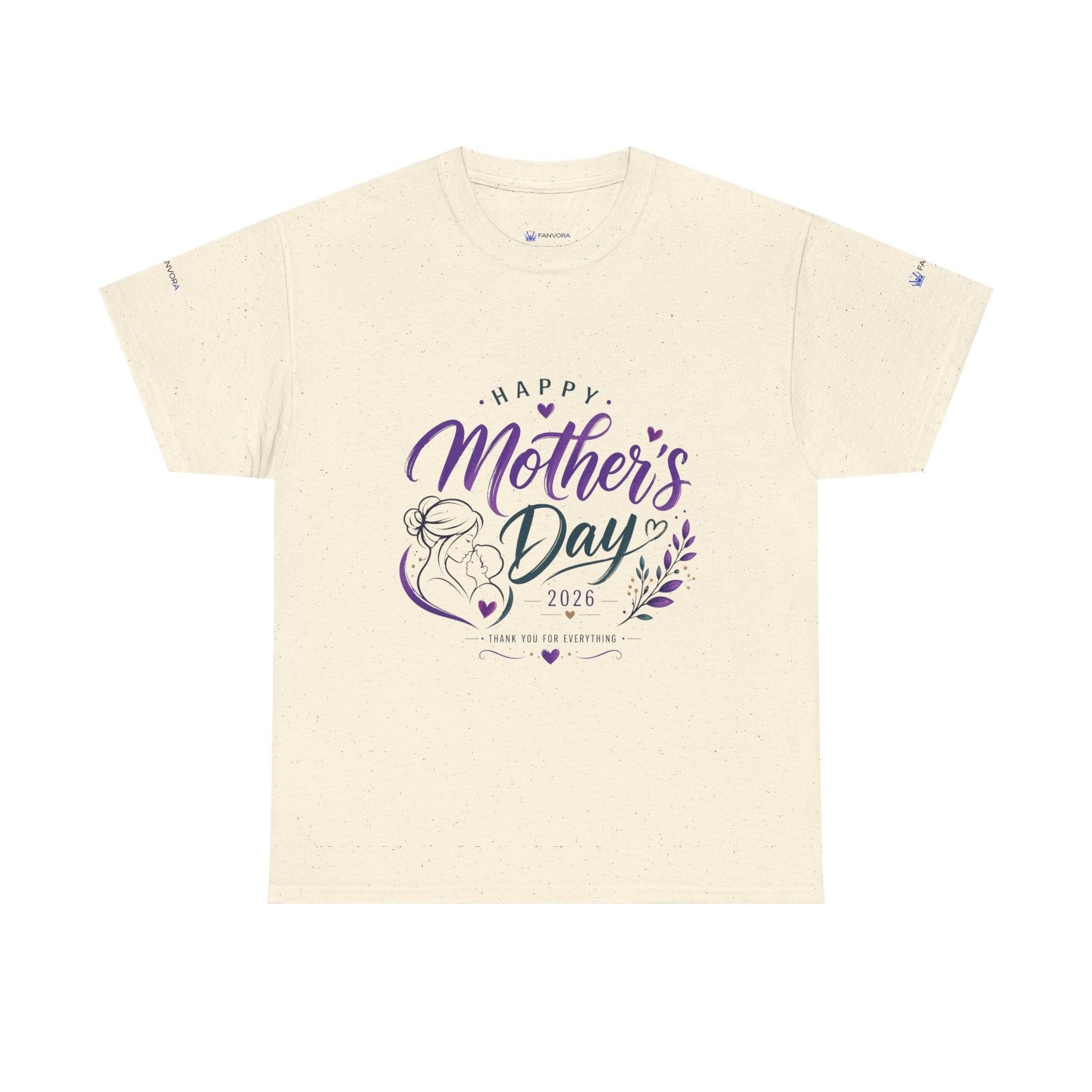 Mother's Day T-Shirt — "Happy Mother's Day 2026" Floral Mom Tee.