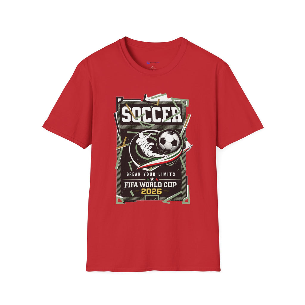 Soccer Cup 2026 Graphic T‑Shirt — Vintage Team Crest Soccer Tee
