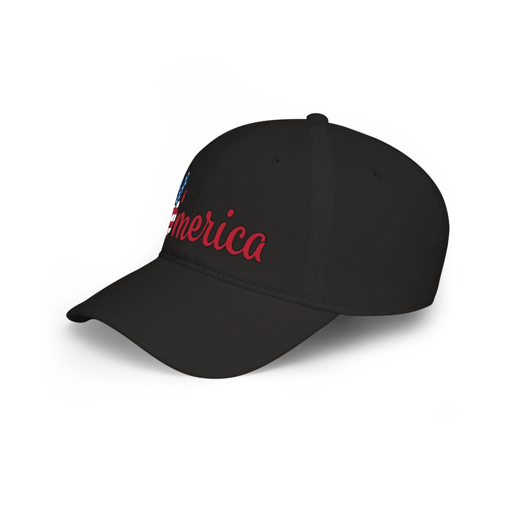 Merica peace sign patriotic baseball cap