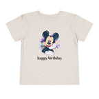 Toddler Tee — Cute Mickey "happy birthday" Birthday Shirt for Kids