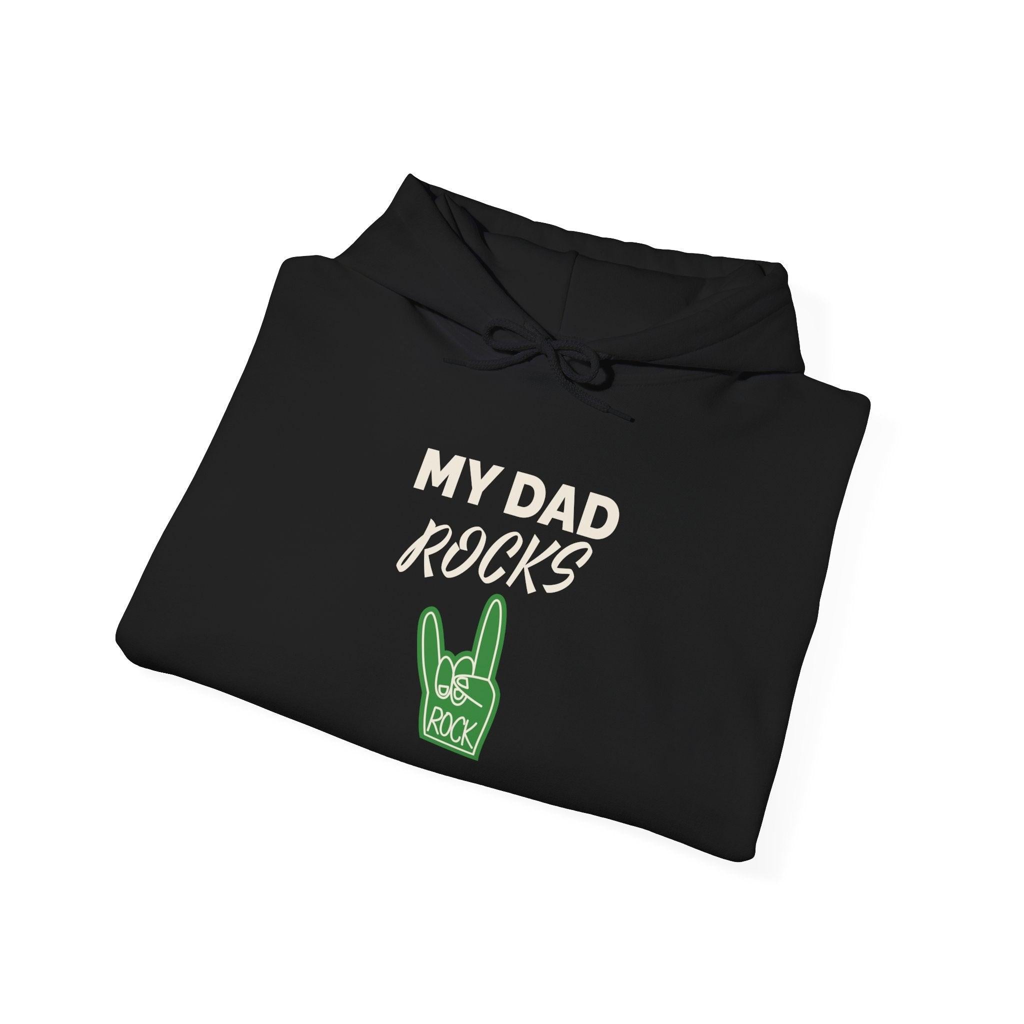 Dad Hoodie — “Hi Hungry, I’m Dad” Funny Father’s Day Pullover.