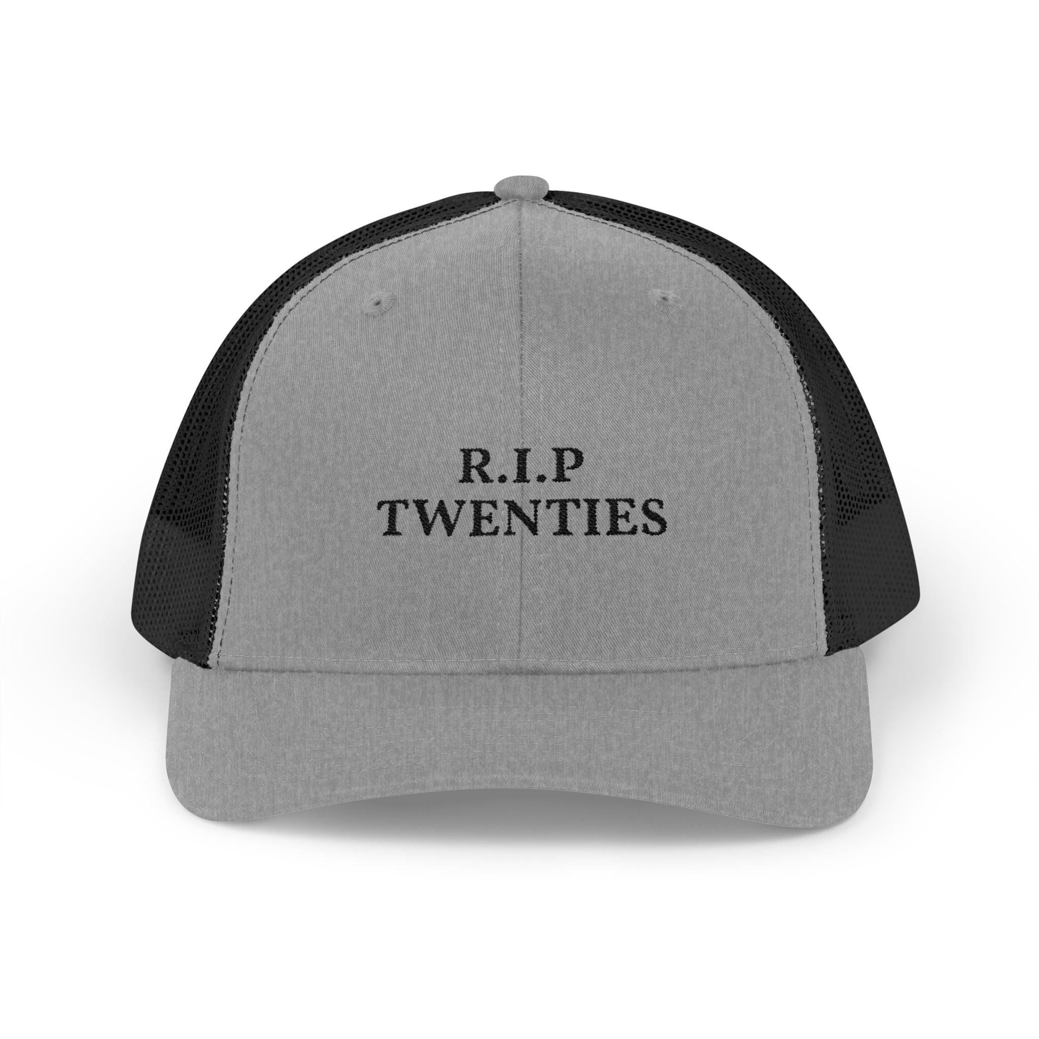 R.I.P. Twenties embroidered trucker cap