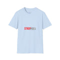 Stronger Split-Text Graphic T-Shirt — Inspirational 'STRONGER' Fitness Tee