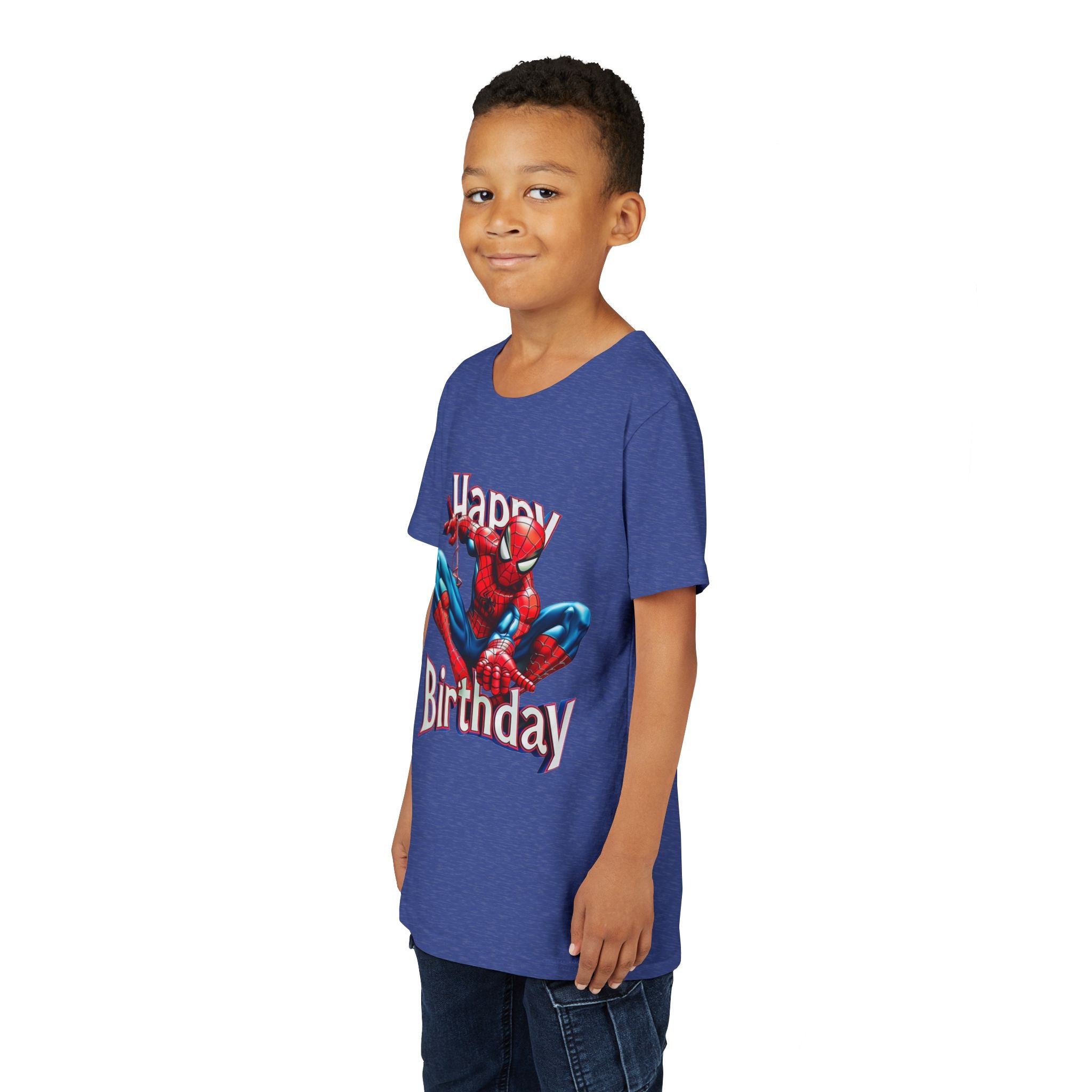 Spider Hero "Happy Birthday" Youth Tee