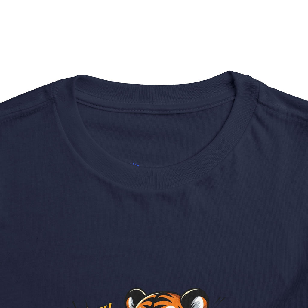 Toddler Soccer Tiger Tee — Cute Kicking Tiger Football Shirt for Kids