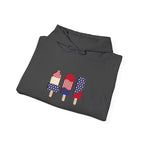 American Patriot Graphic Hoodie — Patriotic Fourth of July Sweatshirt.