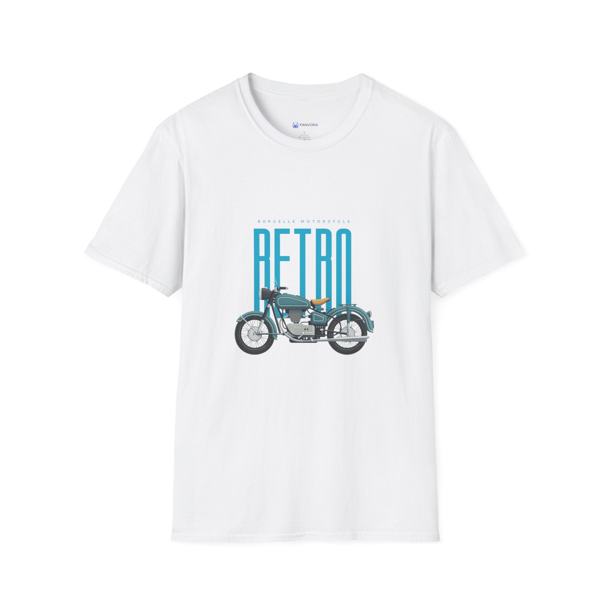 Retro Motorcycle T-Shirt — Vintage Bike Graphic Tee