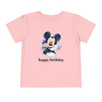 Toddler Tee — Cute Mickey "happy birthday" Birthday Shirt for Kids
