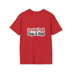 Unisex - Legends Unite Fans’ Choice World Cup T-Shirt — “Survival Pack: Chips & Hope”.
