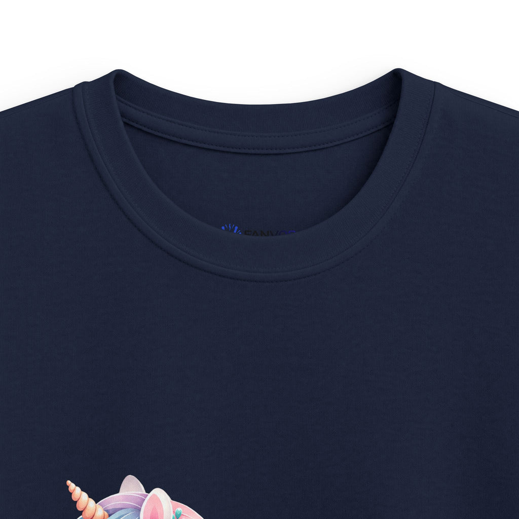 Kids Birthday Tee — Pastel Unicorn "Happy Birthday" Shirt for Girls