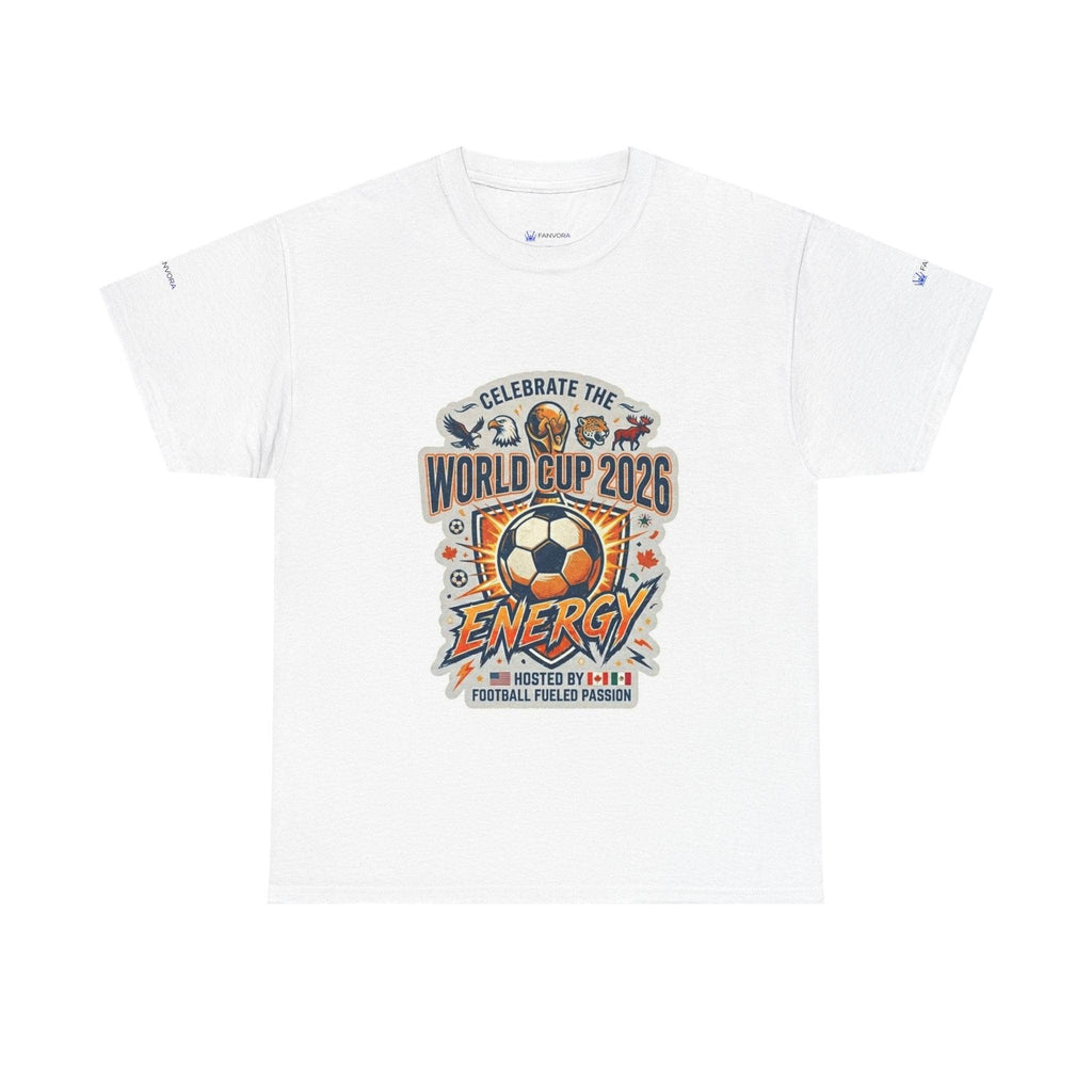 World Cup 2026 Energy Soccer Tee — "EAT SLEEP WATCH REPEAT" Fans Inspired.