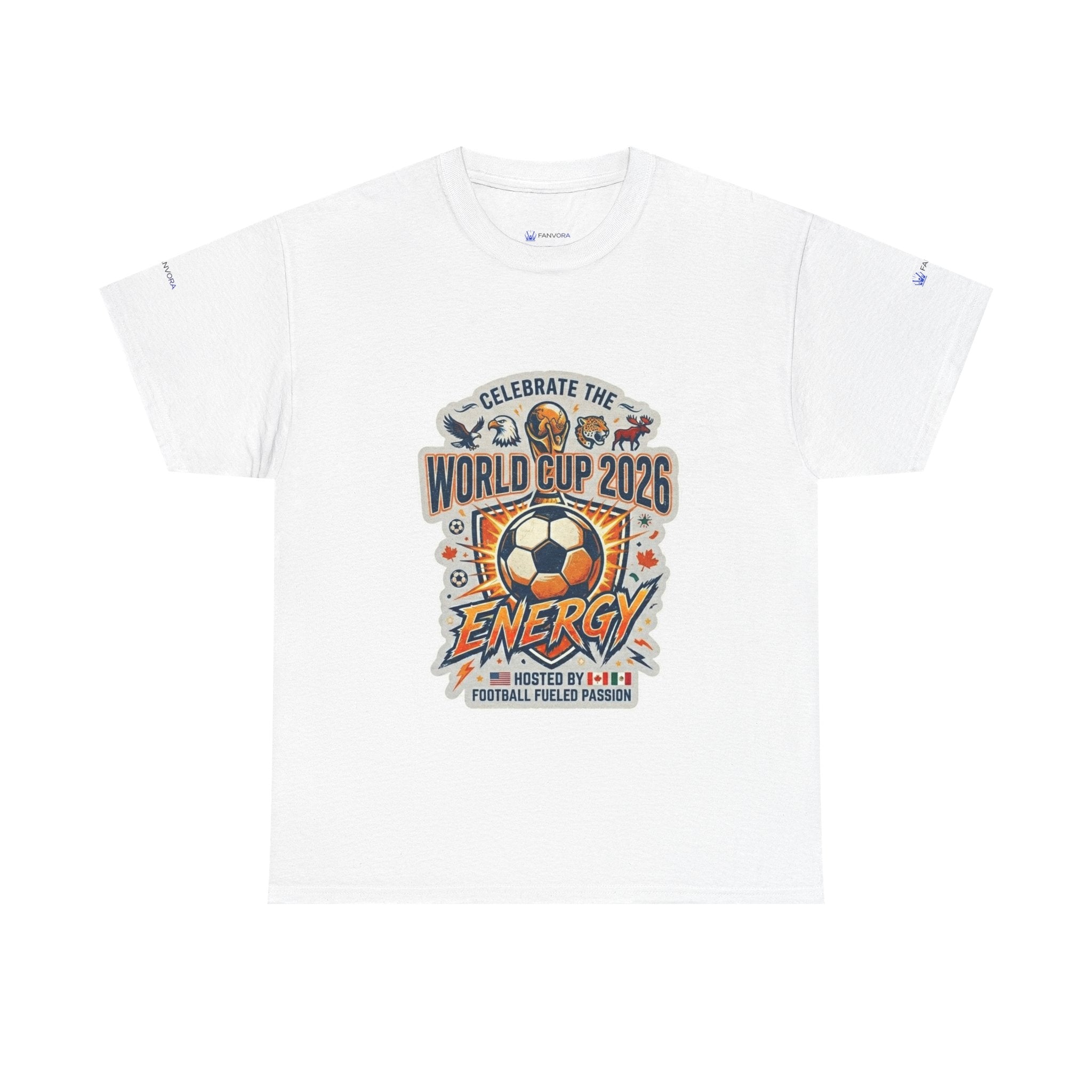 World Cup 2026 Energy Soccer Tee — "EAT SLEEP WATCH REPEAT" Fans Inspired