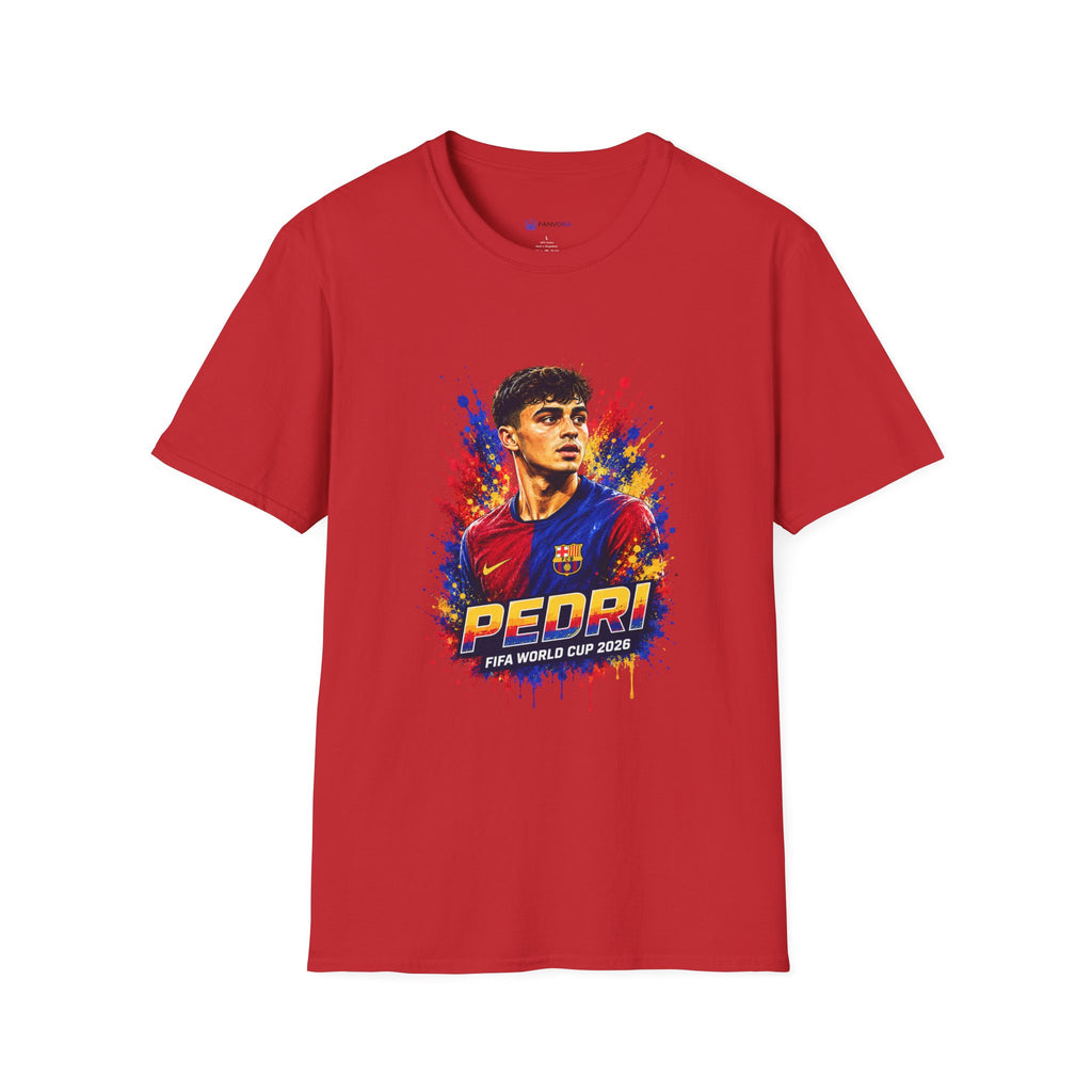 T-Shirt — 'Spain legend' Color Splash Soccer Portrait Tee