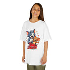 Tom & Jerry Kids T‑Shirt – Vintage Cartoon Cat and Mouse Graphic Tee.