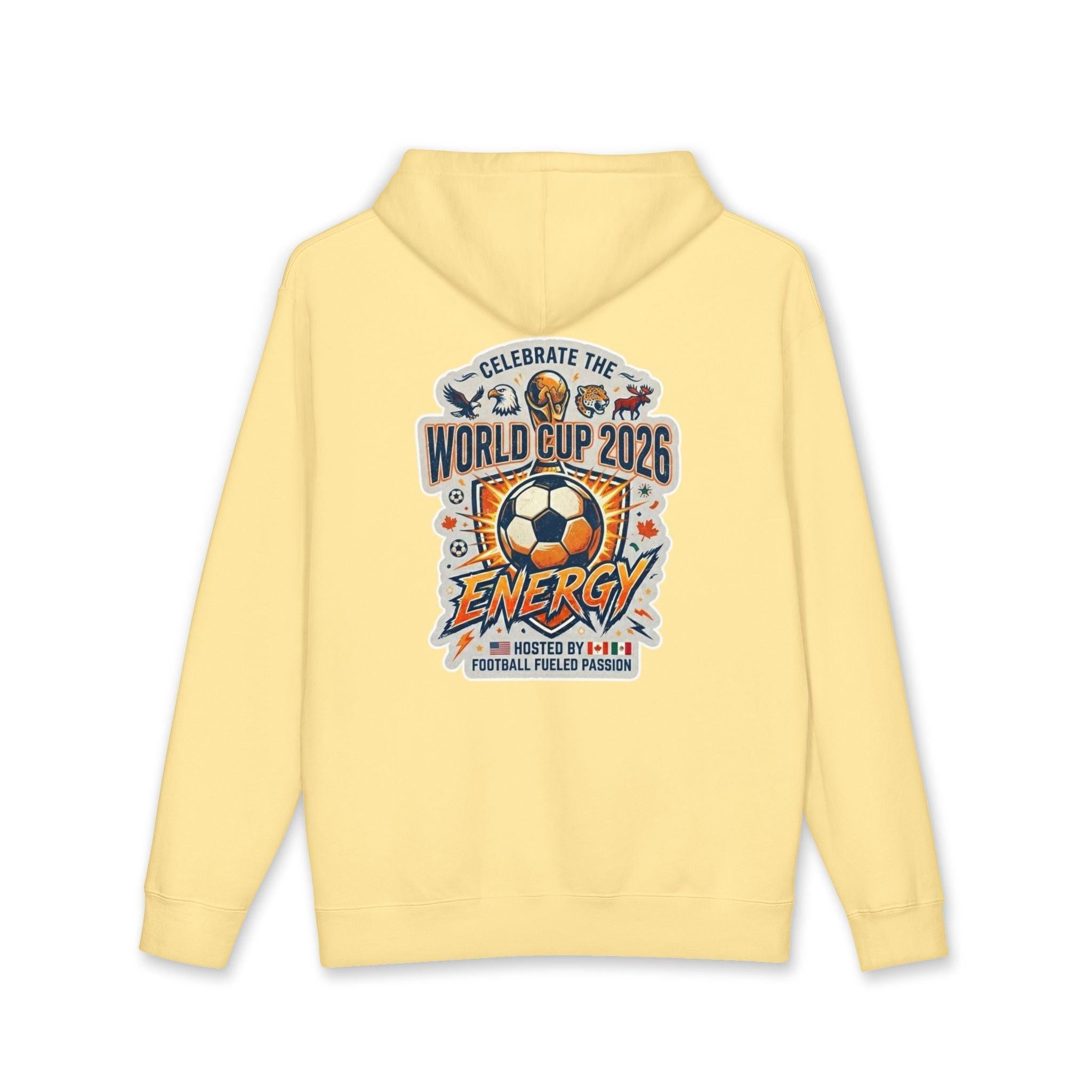 World Cup 2026 Soccer Hoodie - "Celebrate the World Cup 2026 Energy".