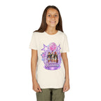 Girls' 5th Birthday Tee - 'Happy Birthday' Glitter Stars Design