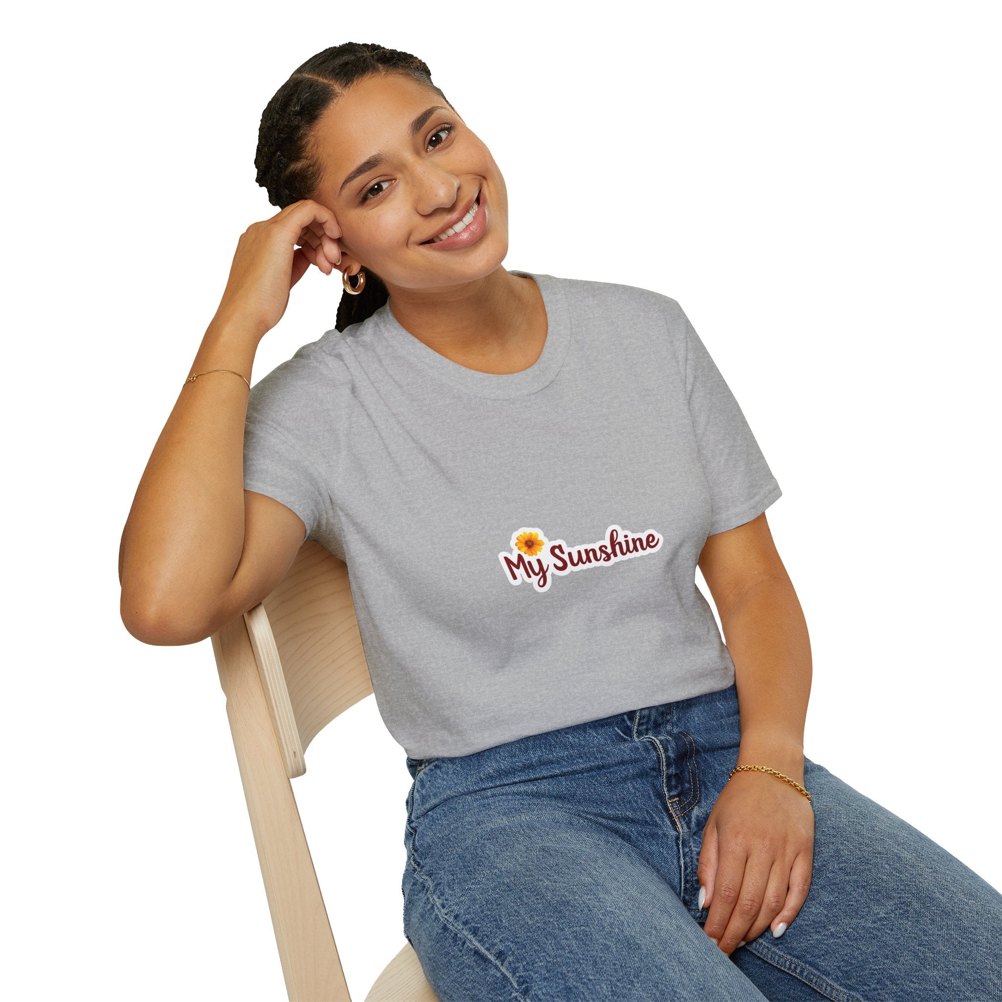 T-Shirt — "My Sunshine" Floral Pocket Logo Tee