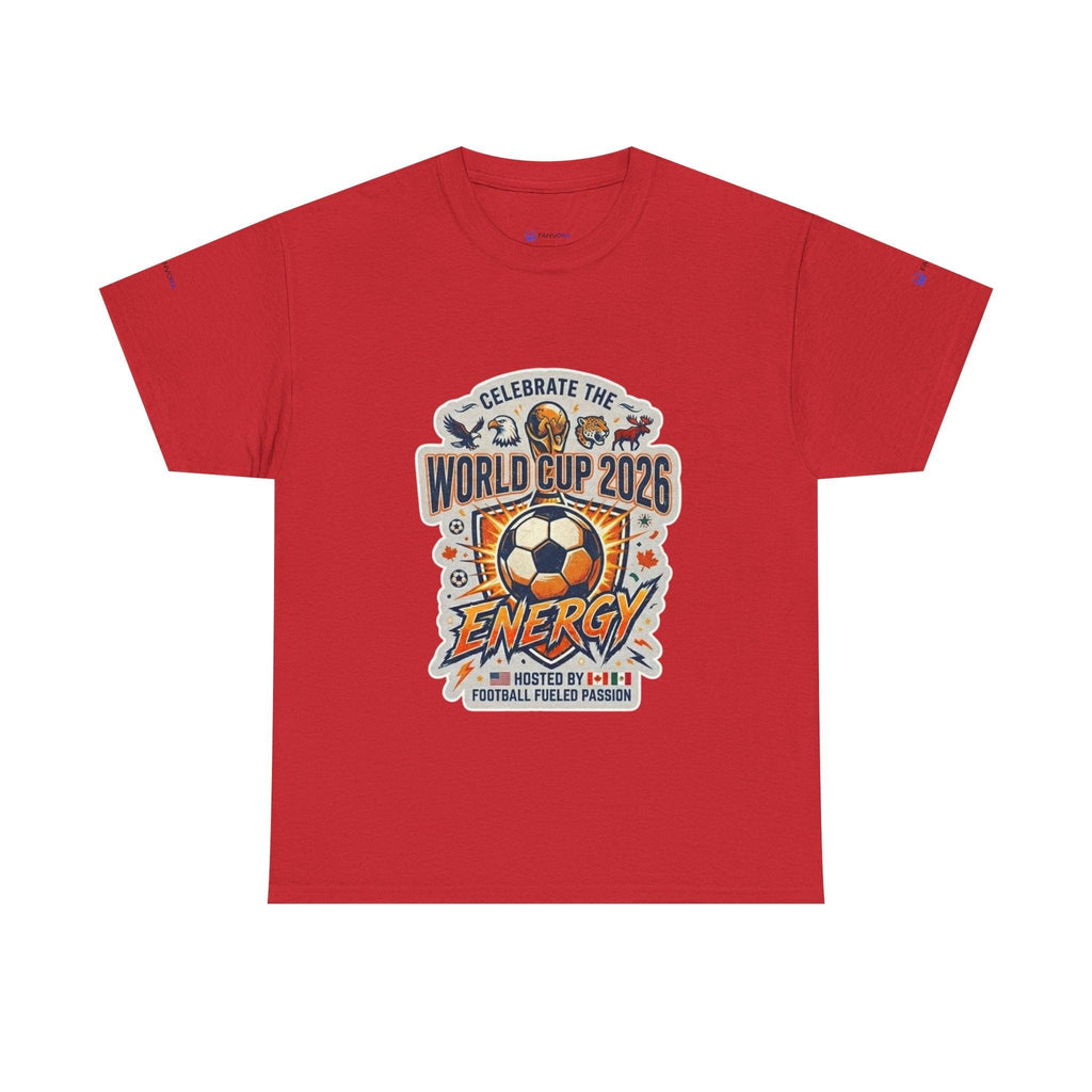 World Cup 2026 Energy Soccer Tee — "EAT SLEEP WATCH REPEAT" Fans Inspired.