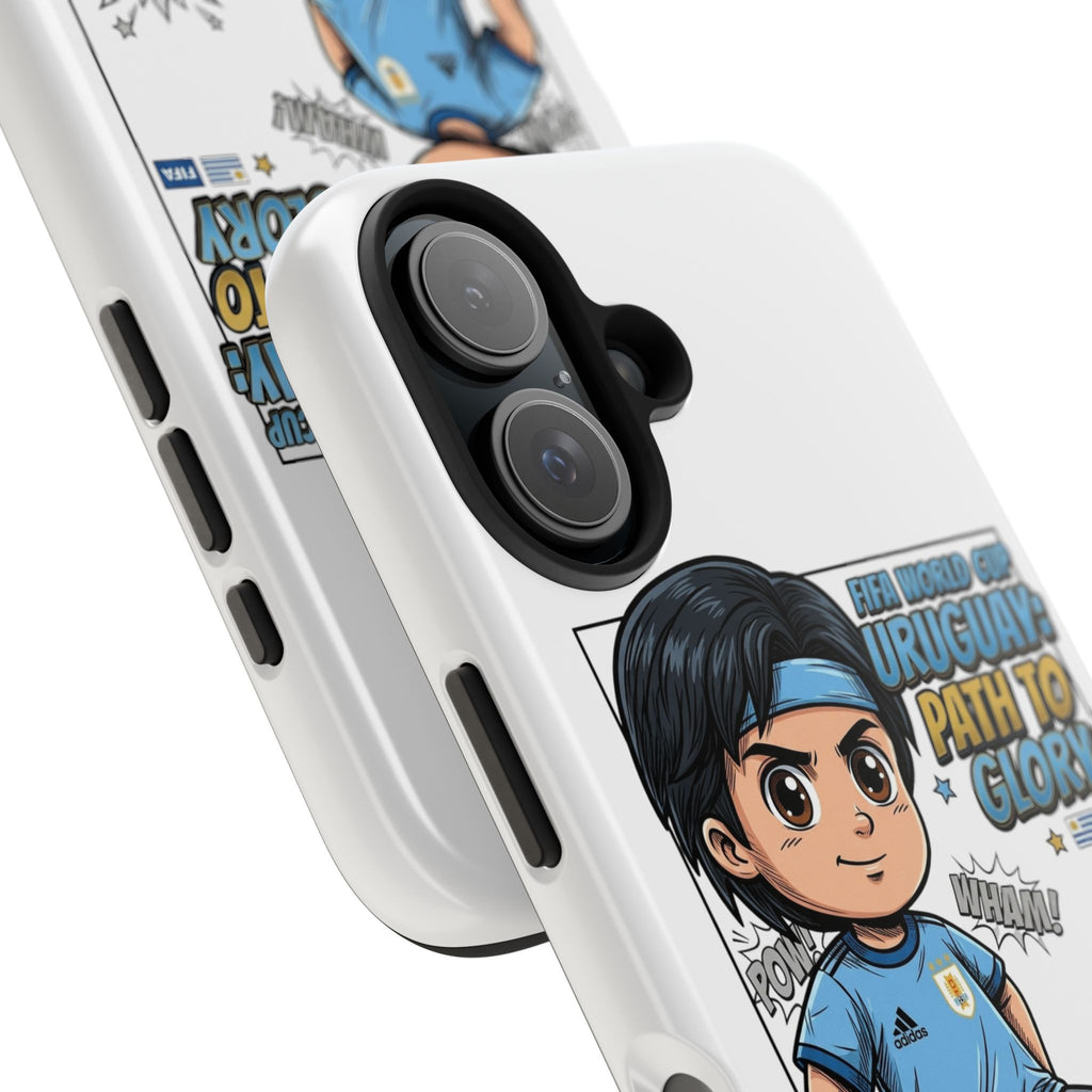 Uruguay Soccer Phone Case — Path to Glory "Goal!" Design