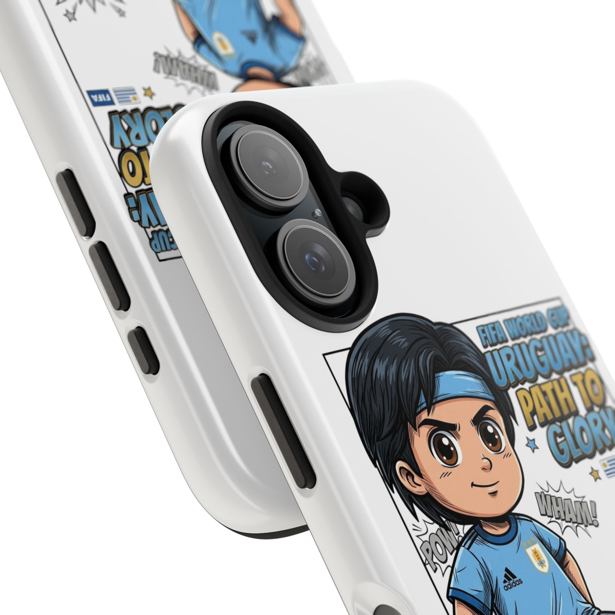 Uruguay Soccer Phone Case — Path to Glory "Goal!" Design