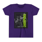 Youth Tee — "We Are Champions" Soccer Champion Graphic Shirt