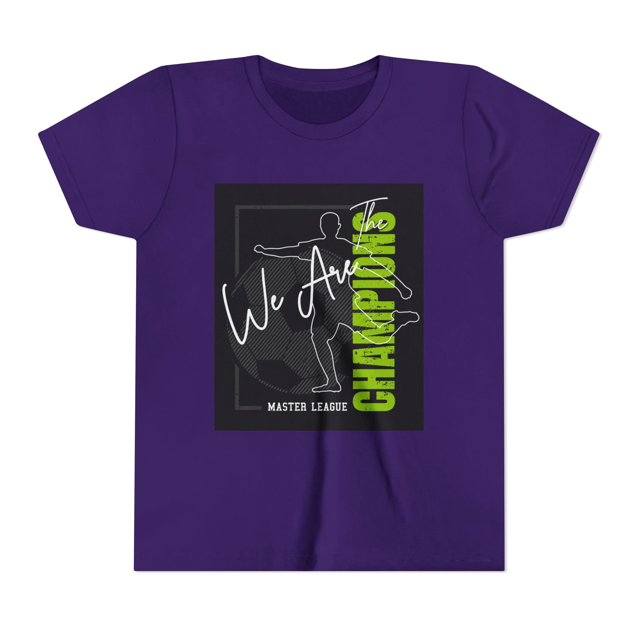 Youth Tee — "We Are Champions" Soccer Champion Graphic Shirt